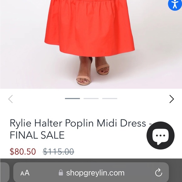 Gorgeous red maxi dress - Picture 9 of 10